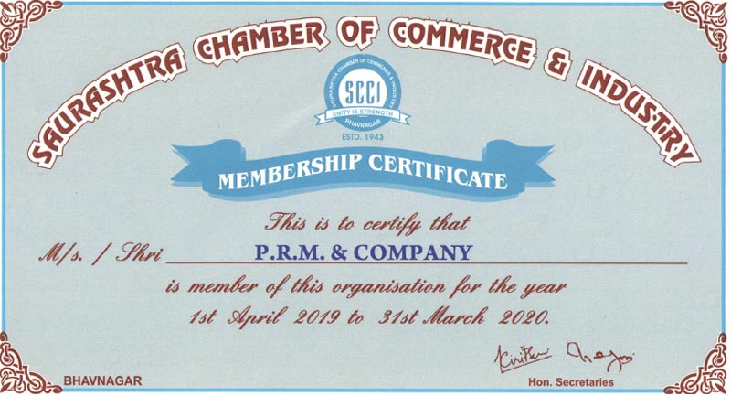 PRM - Certificate