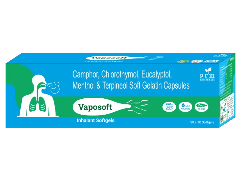 Vaposoft Inhalant Softgel Capsules 