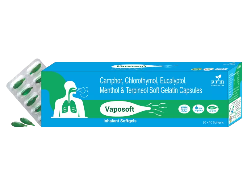 Vaposoft Inhalant Softgel Capsules 